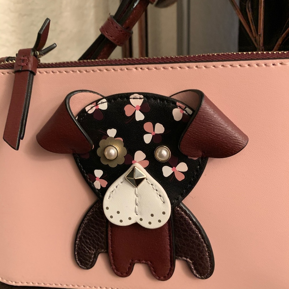 Double zip small crossbody Kate spade dog pup bag - Picture 3 of 7